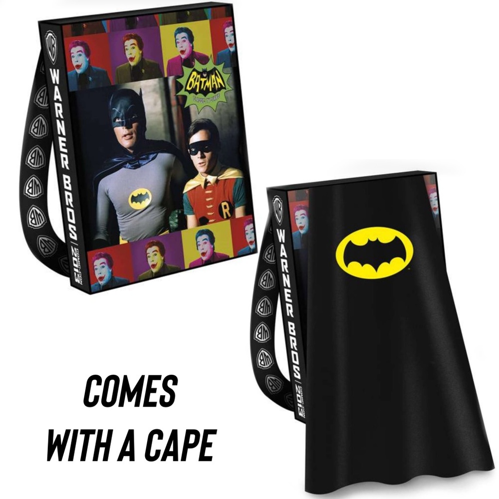 2013 San Diego Comic Con Batman Robin & Joker Backpack/ Totebag with Cape